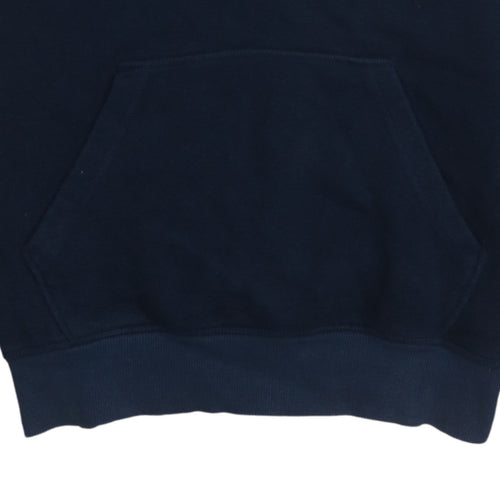 Adidas Men's Blue Pullover Hoodie Size S Regular Fit Logo Design
