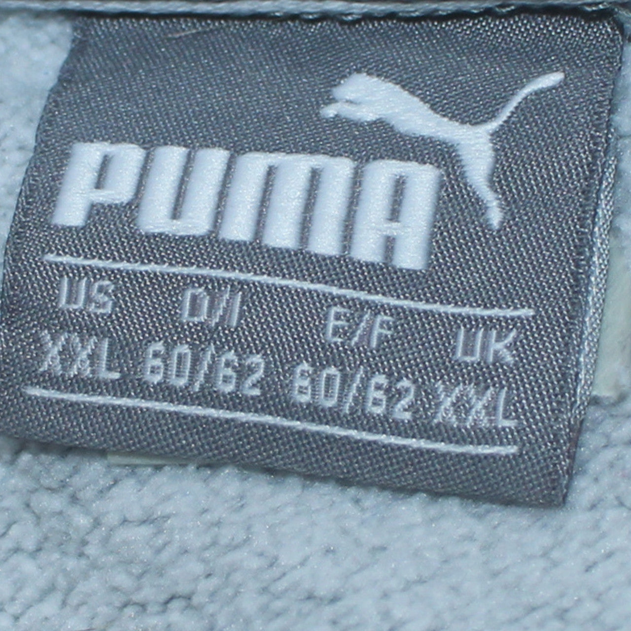 Puma Men’s Grey 2XL Pullover Sweatshirt Crew Neck Logo Fleece
