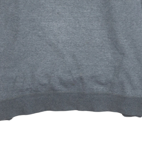 Puma Men’s Grey 2XL Pullover Sweatshirt Crew Neck Logo Fleece