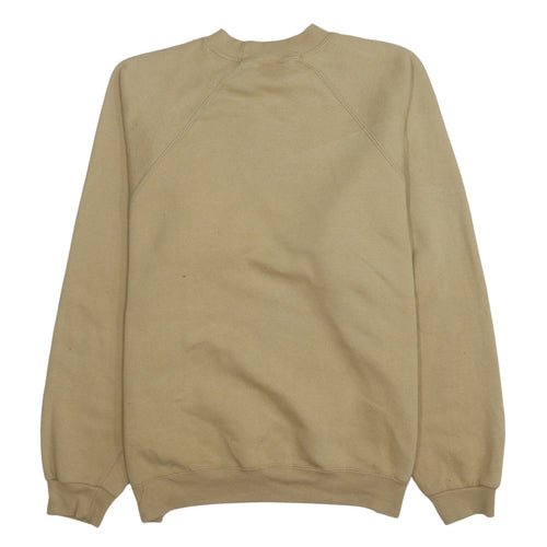 Levi's Men's Beige XL Regular Fit Fleece Crew Neck Sweatshirt