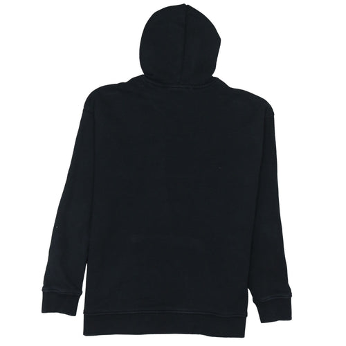 Adidas Womens Black Hoodie Size 12 Pullover Hooded Sweatshirt