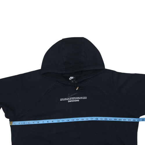 Nike Men's Black 2XL Pullover Hoodie with Logo Print