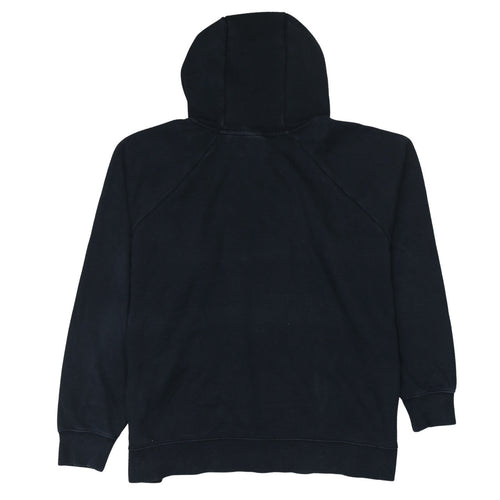 Nike Men's Black 2XL Pullover Hoodie with Logo Print