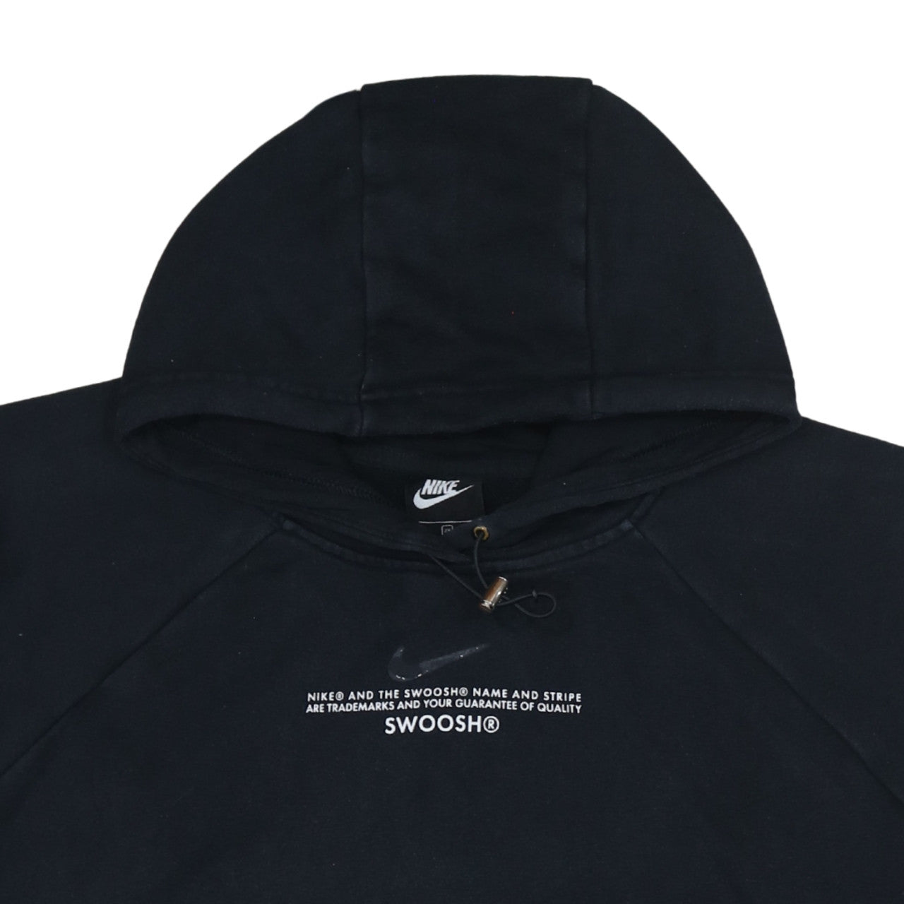 Nike Men's Black 2XL Pullover Hoodie with Logo Print