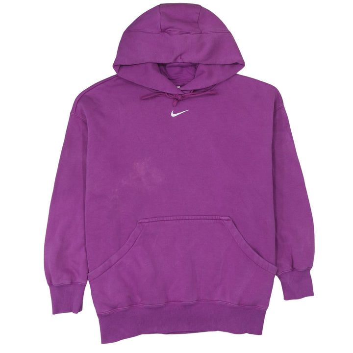 Nike Womens Purple Pullover Hoodie XL Cotton Blend Casual