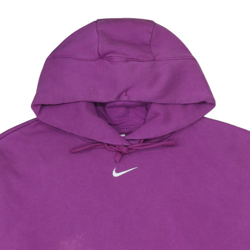 Nike Womens Purple Pullover Hoodie XL Cotton Blend Casual