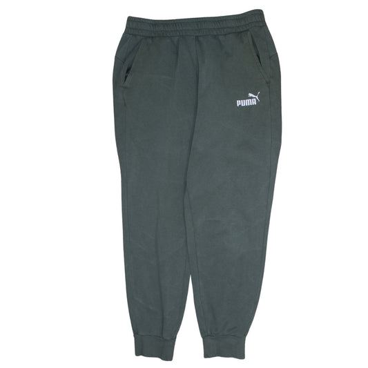 Puma Men’s Green Logo Jogger Sweatpants Size L