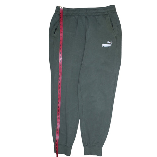 Puma Men’s Green Logo Jogger Sweatpants Size L