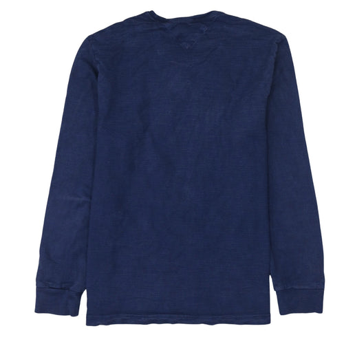 Tommy Hilfiger Men’s Blue Crew Neck Long Sleeve Pullover Sweatshirt M