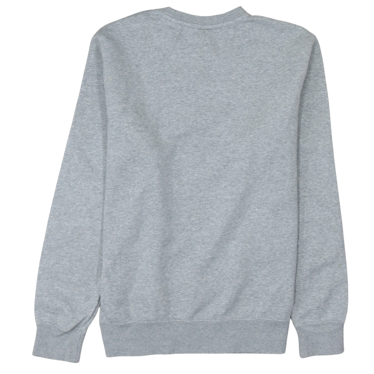 Nike Men's Grey Regular Fit Crew Neck Graphic Sweatshirt S