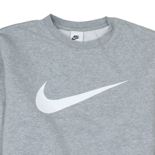 Nike Men's Grey Regular Fit Crew Neck Graphic Sweatshirt S