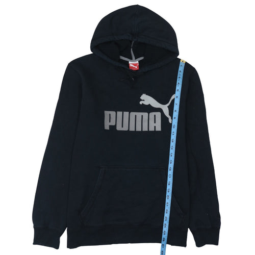 Puma Men's Black Pullover Hoodie XL Fleece Sportswear