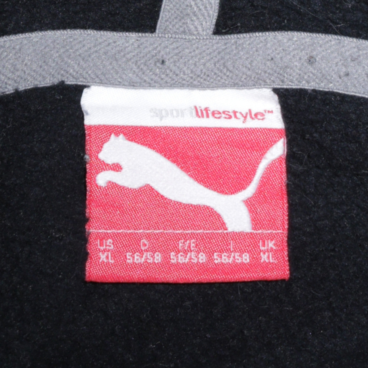 Puma Men's Black Pullover Hoodie XL Fleece Sportswear