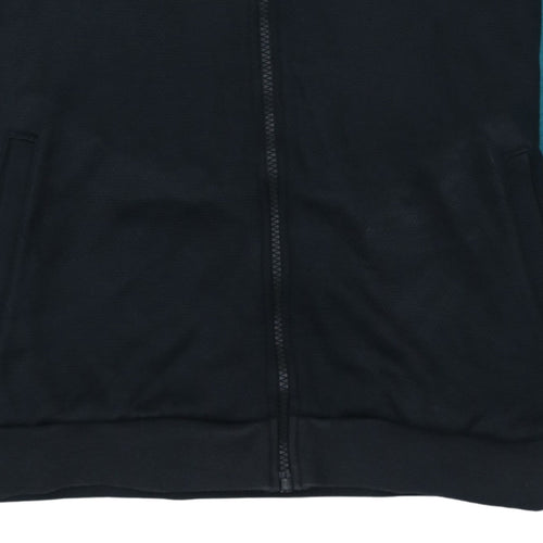 Nike Boys Black & Blue Full Zip Hoodie XL 13-15 Years Hooded Sweatshirt