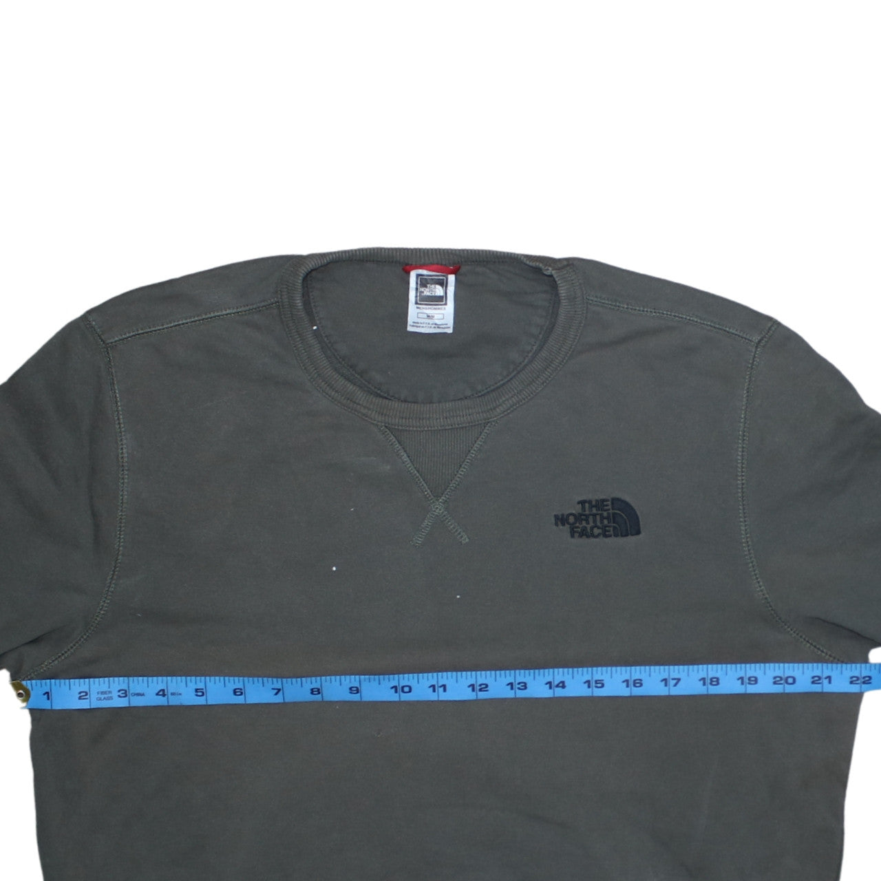The North Face Mens Green Crew Neck Pullover Sweatshirt M