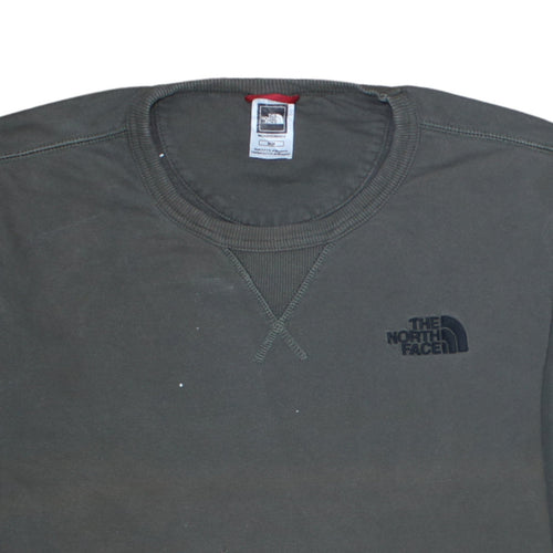The North Face Mens Green Crew Neck Pullover Sweatshirt M