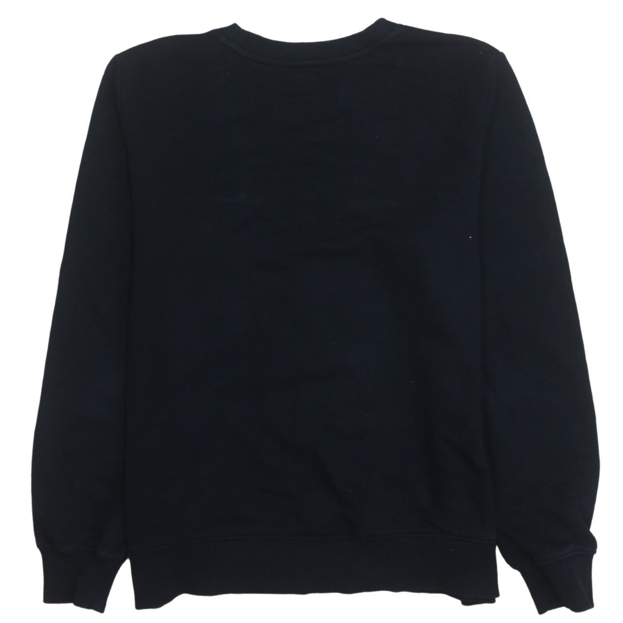 Tommy Hilfiger Womens Black Small Pullover Sweatshirt with Beaded Logo