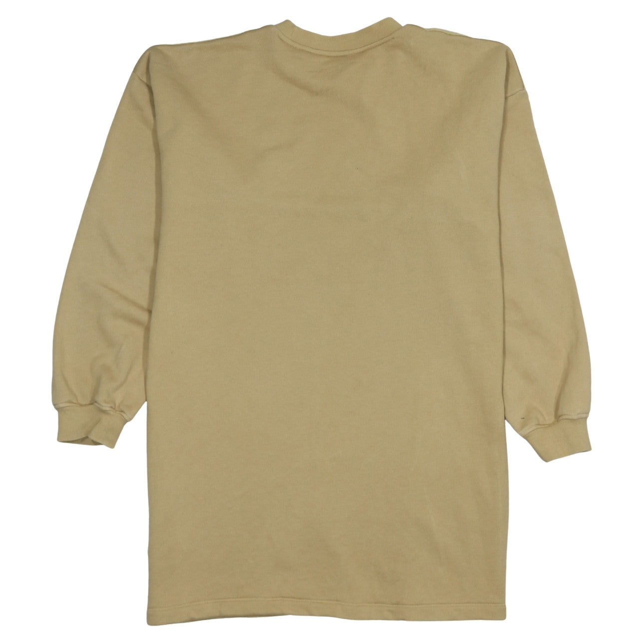Adidas Women Beige Long Sleeve Pullover Sweatshirt Size 12
