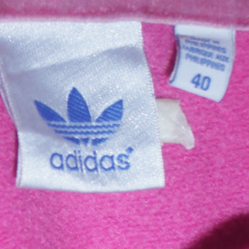 Adidas Womens Pink Hoodie Size 12 Pullover Hooded Sweatshirt