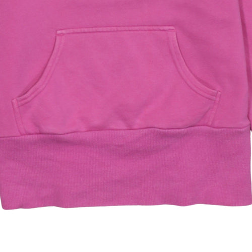 Adidas Womens Pink Hoodie Size 12 Pullover Hooded Sweatshirt