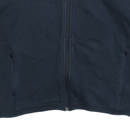 Puma Women’s Black Size 14 Full Zip Hoodie with Logo Design