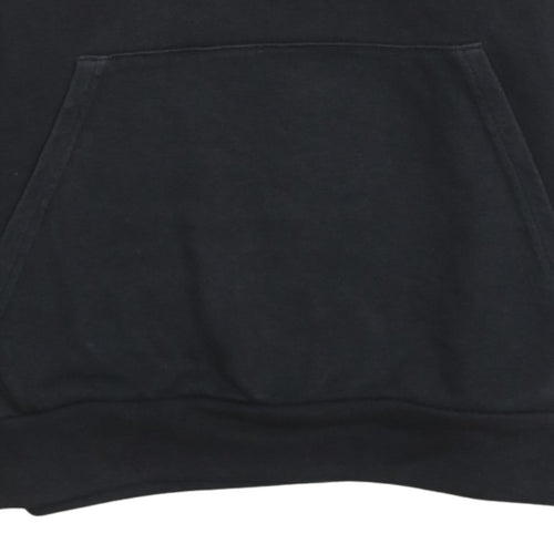 Puma Women's Black Pullover Hoodie Sweatshirt Size L Logo Design