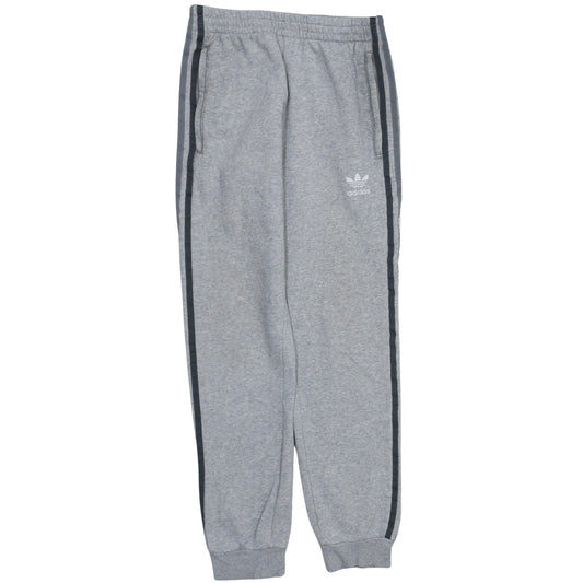 Adidas Men's Grey Sweatpants Small Regular Fit Elastic Waist
