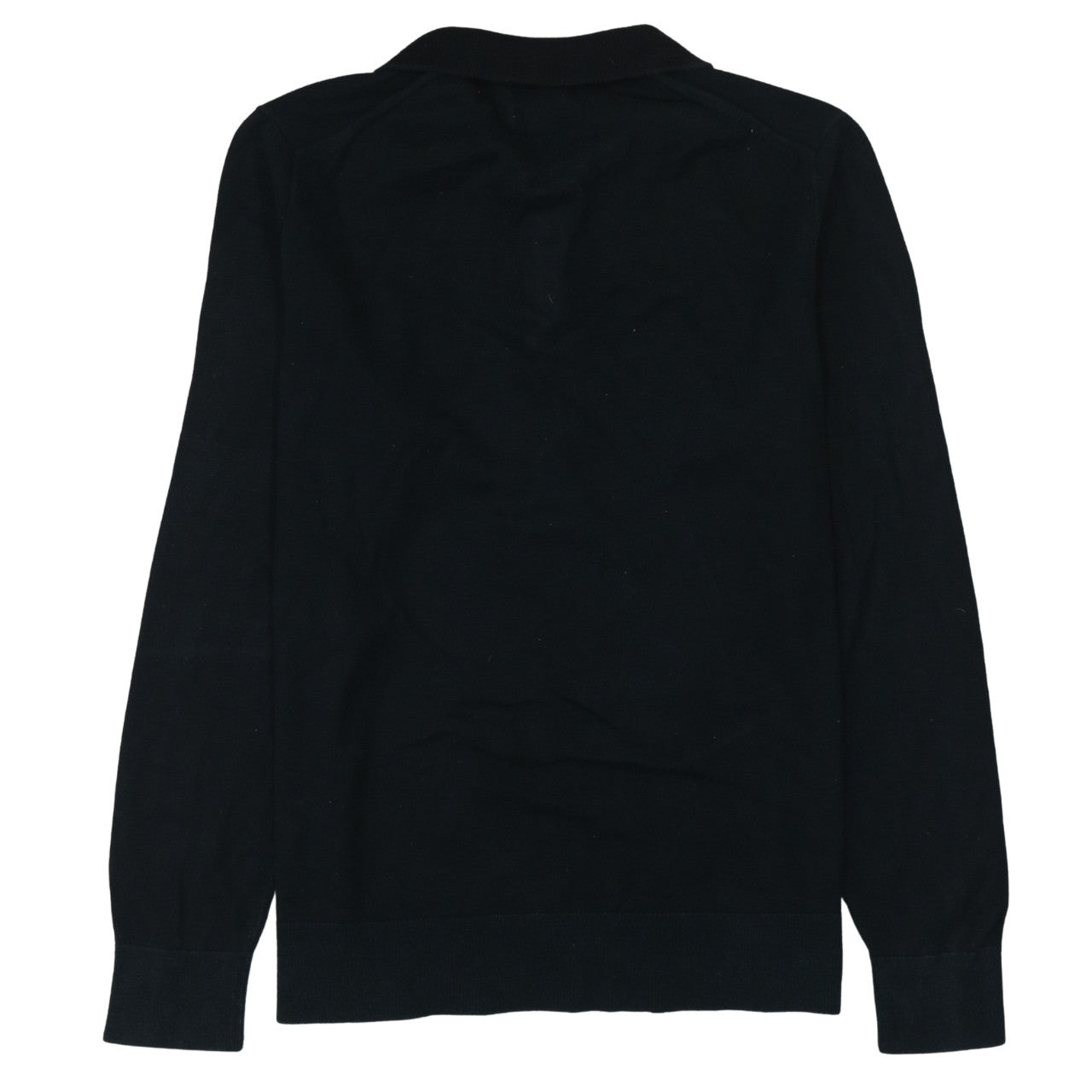 Calvin Klein Men's Black Cotton Silk 1/4 Zip Jumper Size M