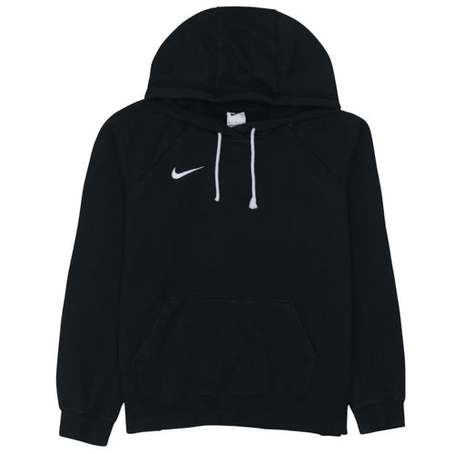 Nike Women's Black Pullover Hoodie Medium Cotton Blend Sportswear