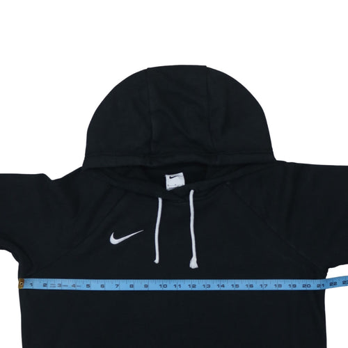 Nike Women's Black Pullover Hoodie Medium Cotton Blend Sportswear