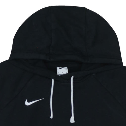 Nike Women's Black Pullover Hoodie Medium Cotton Blend Sportswear