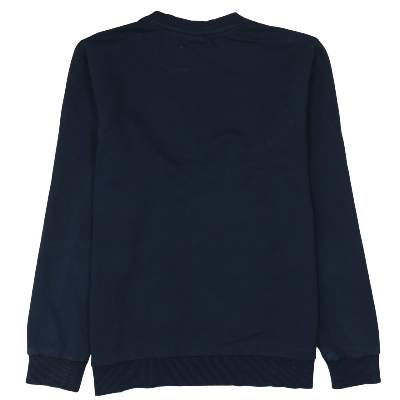 Hugo Boss Men's Blue Crew Neck Regular Fit Logo Sweatshirt Size L