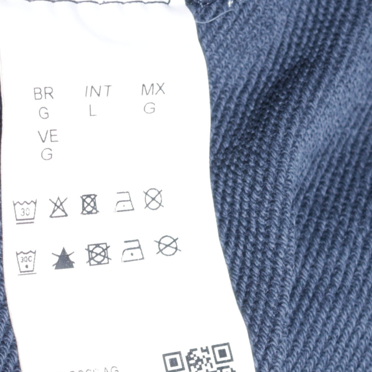 Hugo Boss Men's Blue Crew Neck Regular Fit Logo Sweatshirt Size L