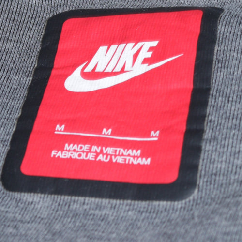 Nike Men's Grey Full Zip Hoodie Medium Sportswear