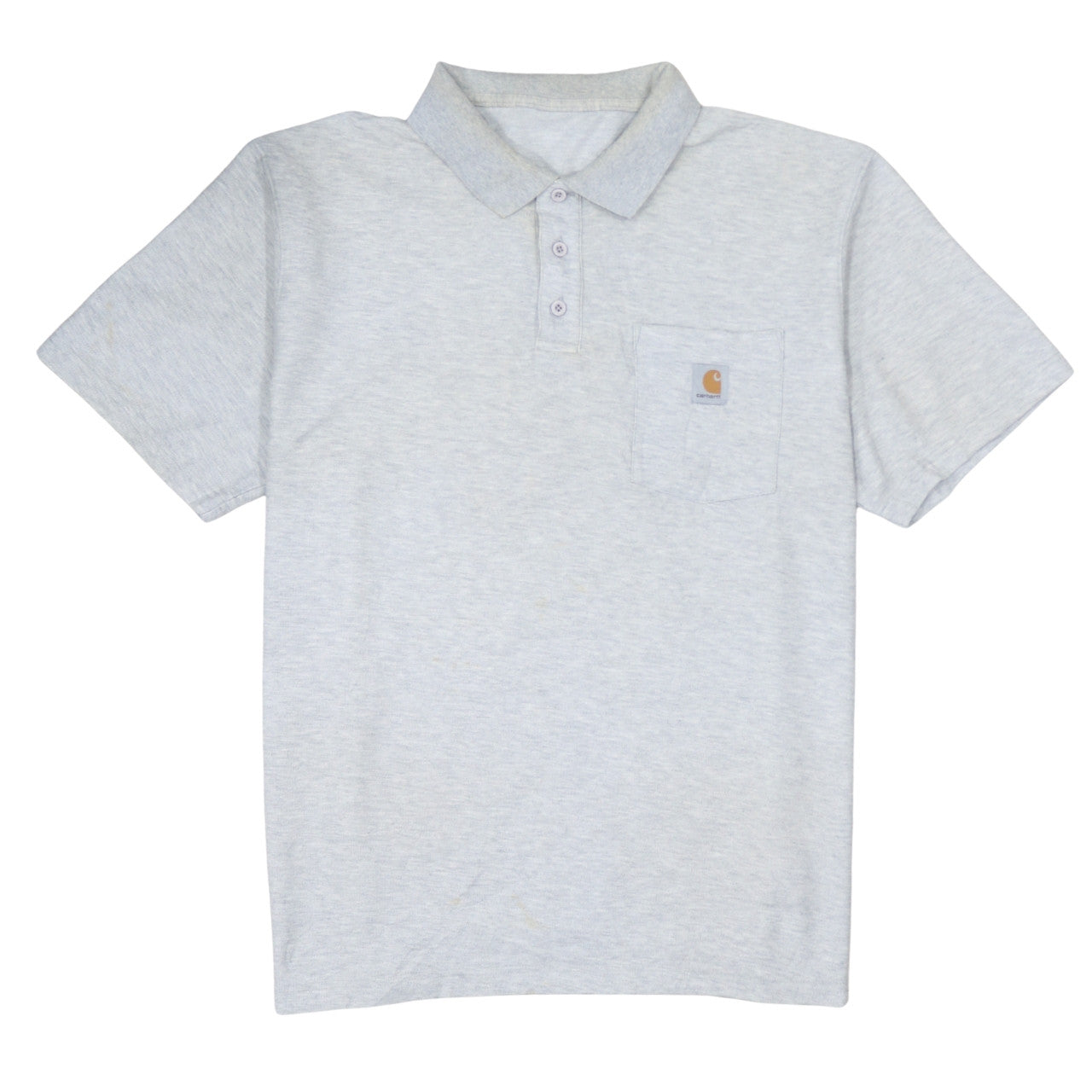 Carhartt Men's Grey XL Regular Fit Short Sleeve Polo Shirt