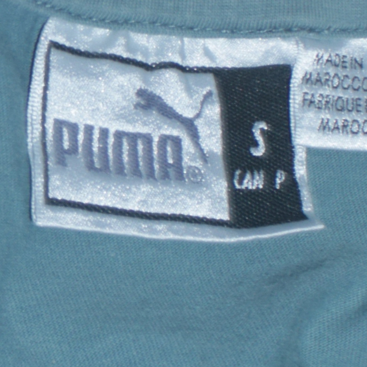 Puma Men's Blue Long Sleeve Crew Neck Graphic T-Shirt Size S