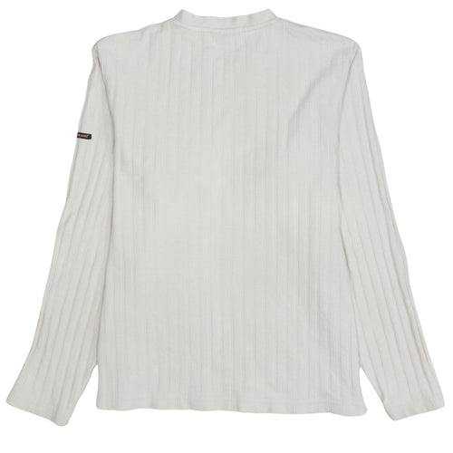 Timberland Men's White V-Neck Long Sleeve Pullover Sweatshirt L