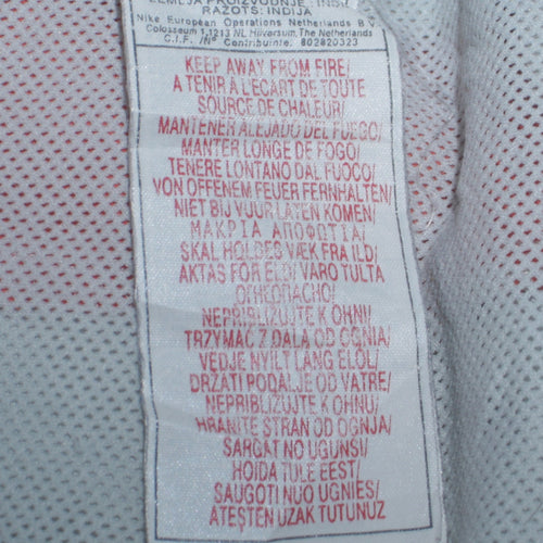 Nike Men’s White Orange Grey Windbreaker Jacket XL Retro Sportswear