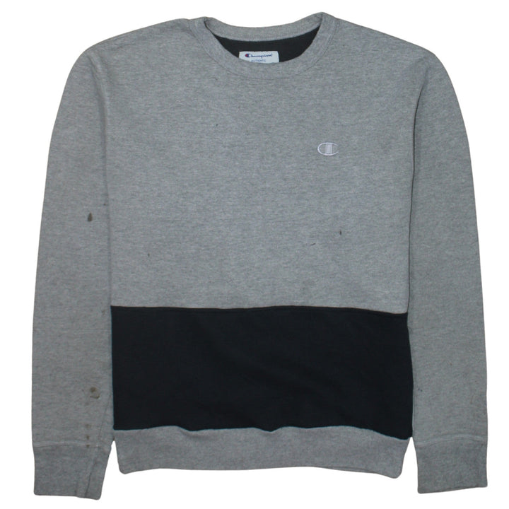 Champion Men's Grey Pullover Sweatshirt Medium Regular Fit