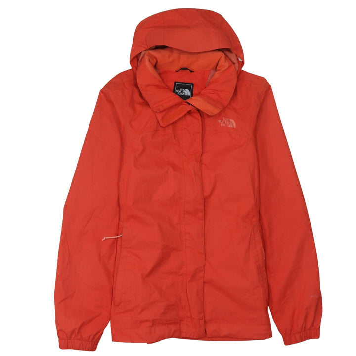 The North Face Womens Red Waterproof Hooded Rain Coat Size M