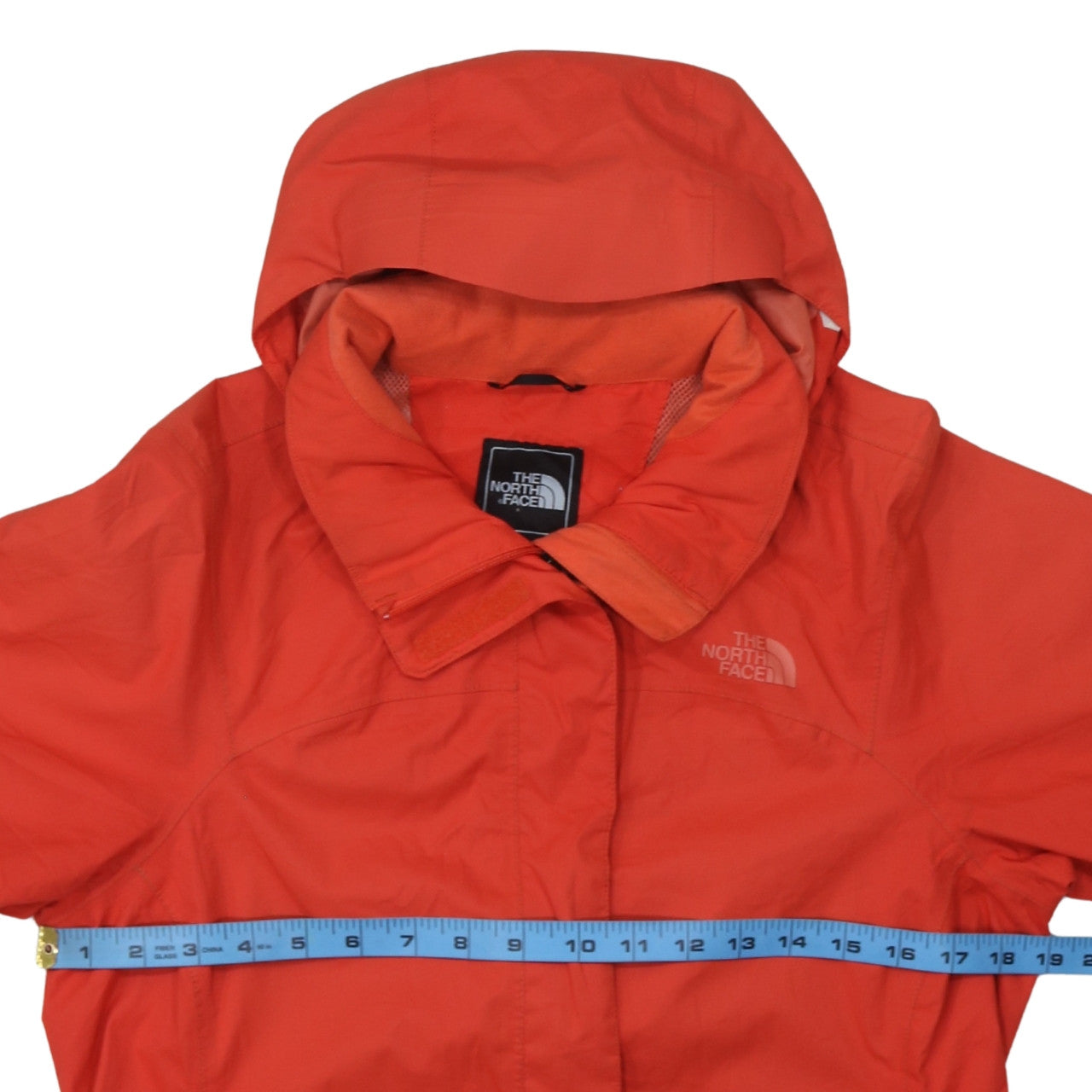 The North Face Womens Red Waterproof Hooded Rain Coat Size M