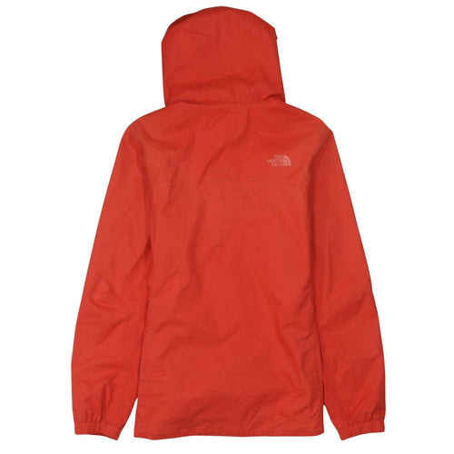 The North Face Womens Red Waterproof Hooded Rain Coat Size M