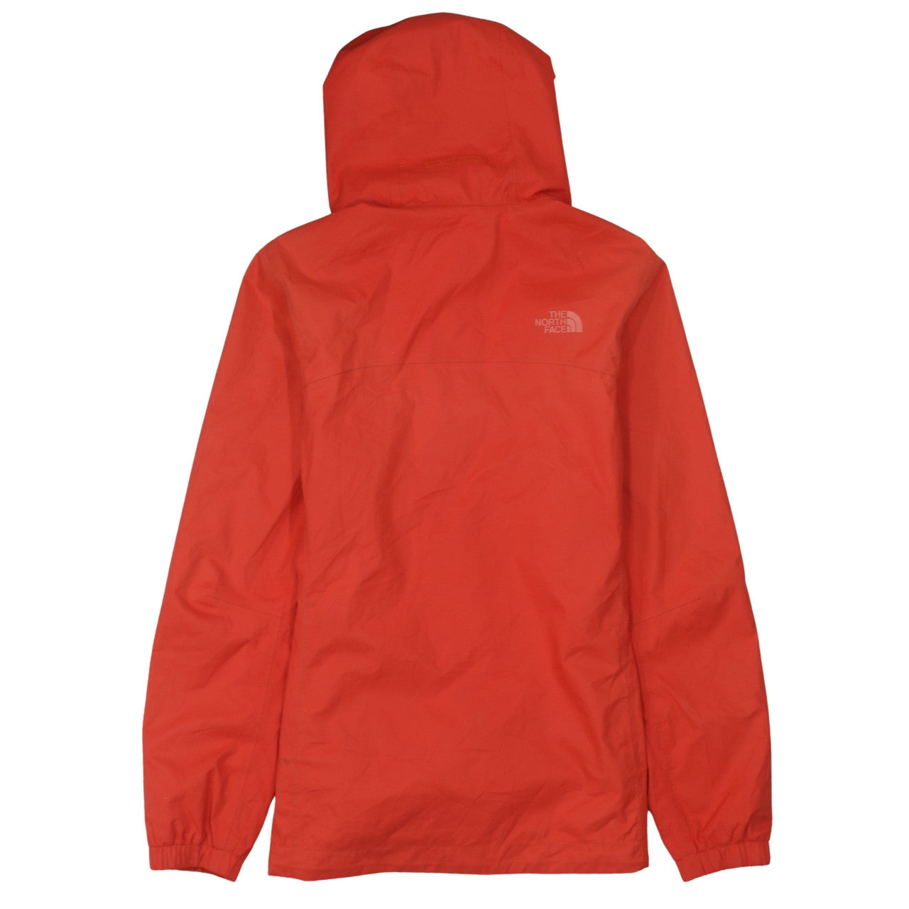 The North Face Womens Red Waterproof Hooded Rain Coat Size M