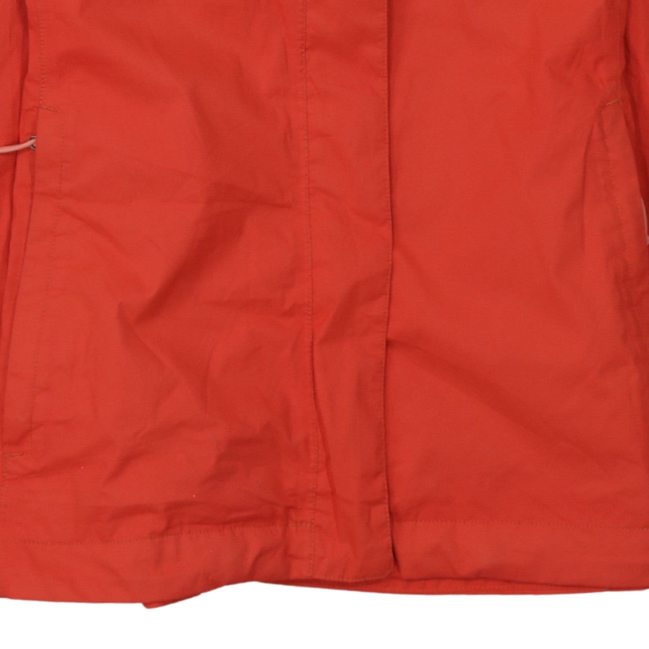 The North Face Womens Red Waterproof Hooded Rain Coat Size M