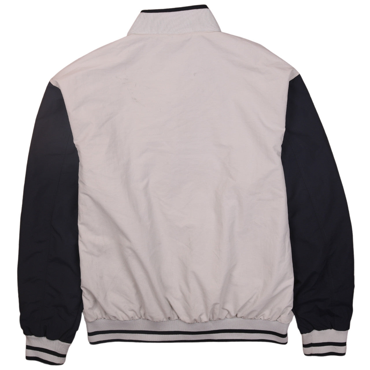Brugi Boys Beige & Black Varsity Style Sweatshirt S Full Snap Jacket