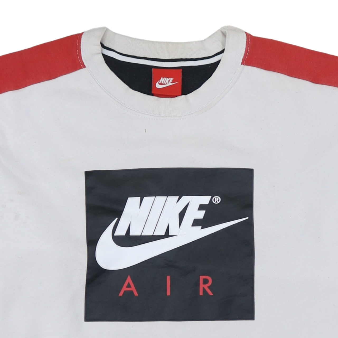 Nike Men's Multicoloured Air Logo Pullover Sweatshirt M