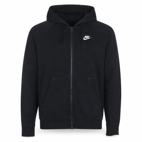 Nike Men's Black Full Zip Hoodie M Regular Fit Fleece