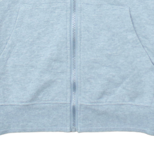 Calvin Klein Men’s Grey Full Zip Hoodie Size M Lightweight Logo Trim