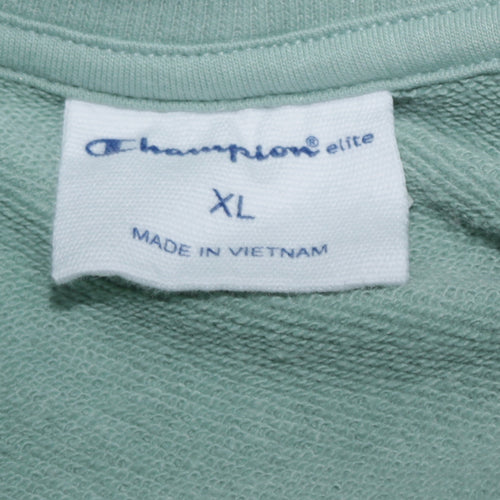 Champion Women’s Mint Green Pullover Hoodie XL Cotton Blend