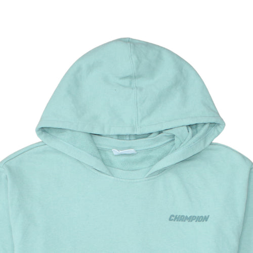 Champion Women’s Mint Green Pullover Hoodie XL Cotton Blend